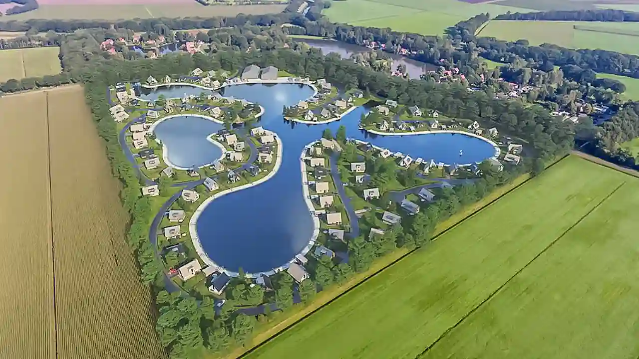 Luchtfoto Drentse Lagune