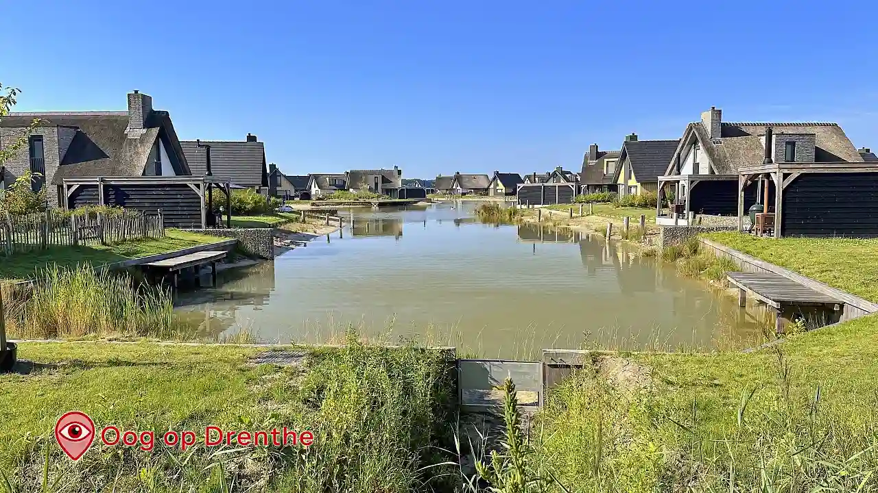Aan de vijver van de Drentse Lagune
